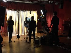 Cameraperson filming on a documentary shoot