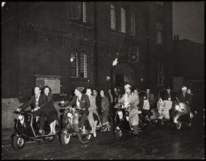 Photograph of East London Motor-Scooter Club, c.1950s
